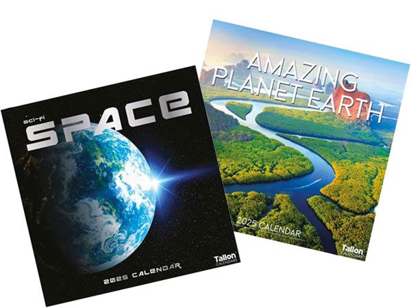 12x 2025 Square Calendar - Earth & Space Designs