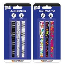 Wholesale Stationery Supplies | 3 Designer Barrel Pens