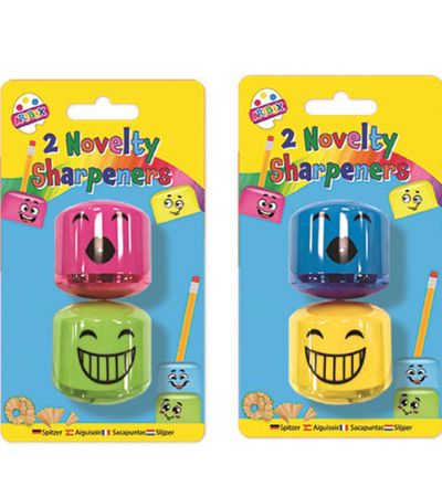 Artbox 2 Pack Funny Face Novelty Sharpeners
