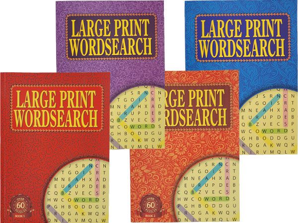 Wholesale A4 Large Print Wordsearch Book | Bulk