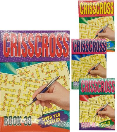 A5 Criss Cross Puzzle Book...Assorted Designs Picked At Random