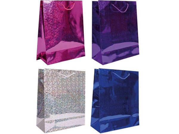 Wholesale Medium Holographic Gift Bag | Bulk Buy