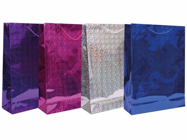 Large Holographic Gift Bags | Wholesale Bulk Buy