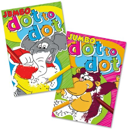 6x A4 Super Jumbo Dot To Dot Books | 4048