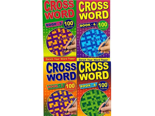 Wholesale Slim Design Adult Crosswroed Puzzle Book