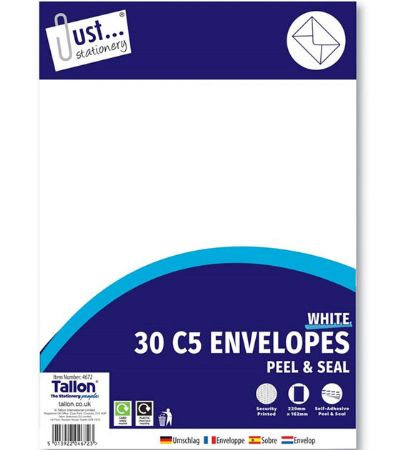 Wholesale C5 Envelope| 30pack White | Bulk Buy