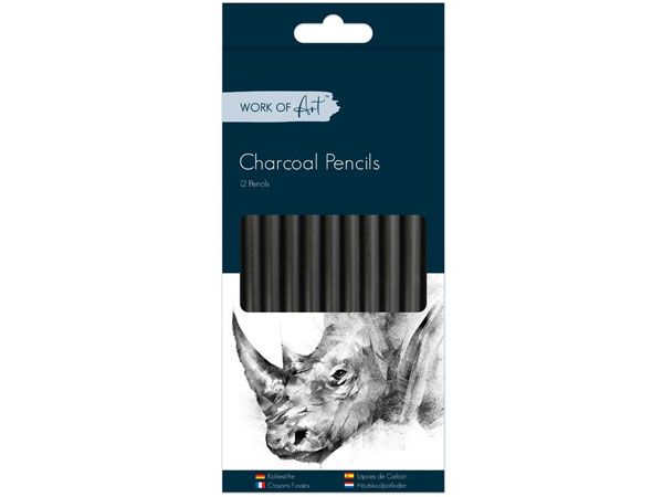 Work Of Art - 12pk Charcoal Pencils | 5148