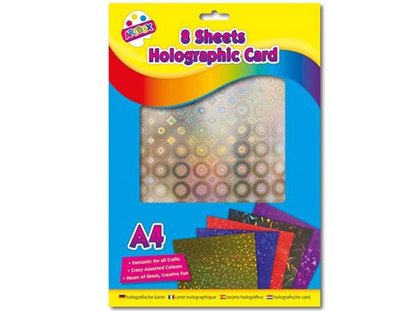 Art Box 8 Sheet Holographic Card | 5291/48