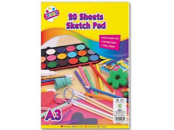 Wholesale A3 20 Sheet Shetch Pad | Cheap Art & Craft