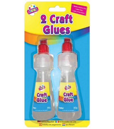 Art Box 2pk Craft Glue Bottles