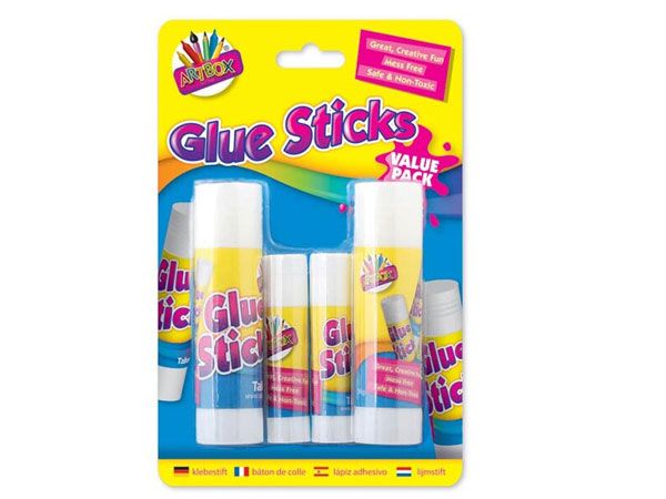 Art Box 4pk Twist Action Glue Sticks