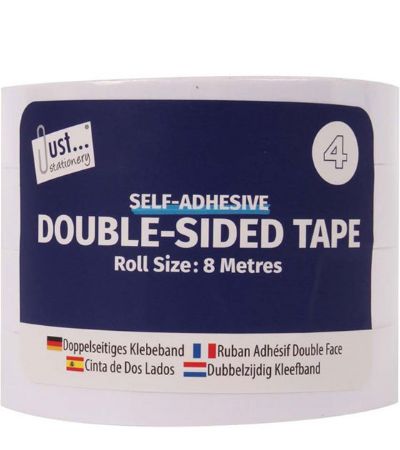 Just Stationery 4 Roll Double Sided Tape  | 6150