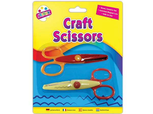 Art Box 2pk Novelty Cut Craft Scissors | 6176