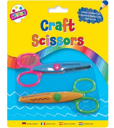 Art Box 2pk Novelty Cut Craft Scissors | 6176