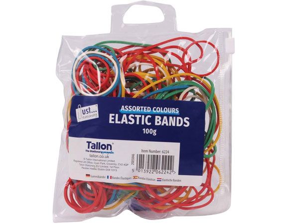 Wholesale elastic bands |Assorted 100g