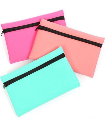 Just Stationery Neoprene Pencil Case...Assorted Picked At Random