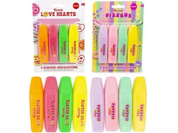 Swizzels 4 Pack Scented Highlighters