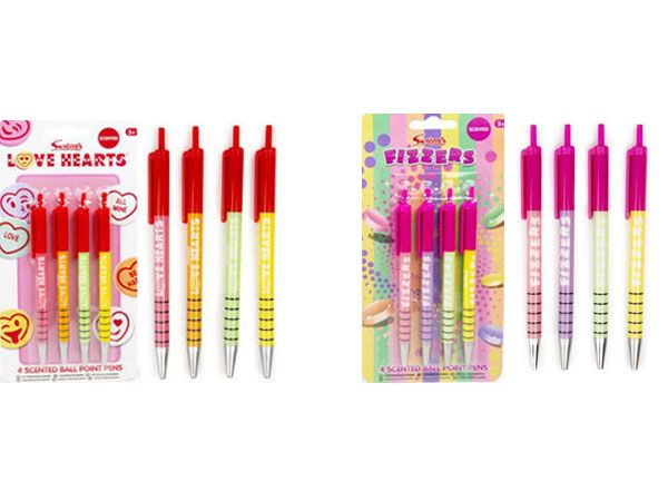 Swizzels 4 pack Scented Ball Point Pens | Wholesale