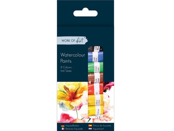 Work Of Art - 8pk Water Colour Paints | 6741