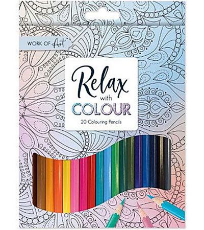 Colour Therapy 20 Pack Colouring Pencils | Bulk 