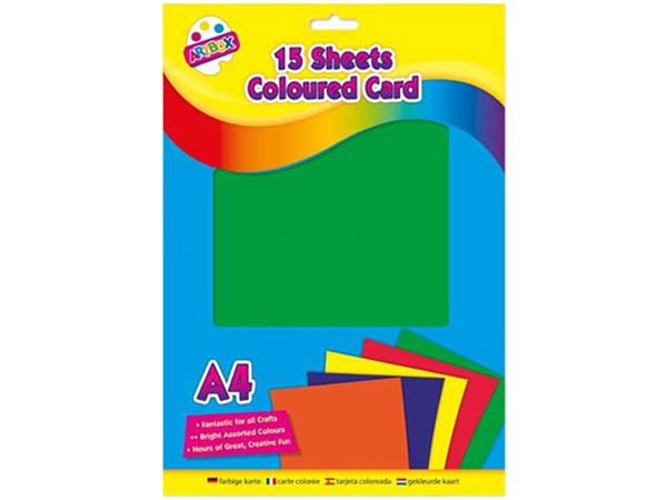 Artbox A4 Coloured Card | Wholesale Art & Craft Supplies.