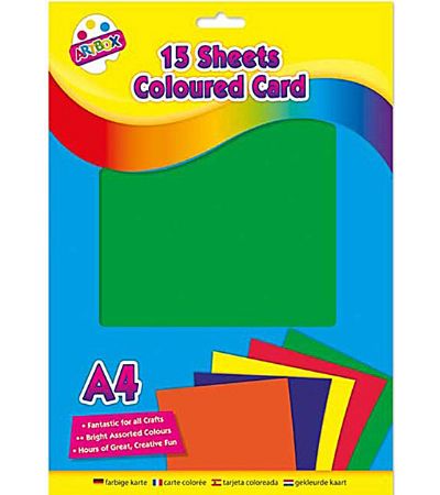 Artbox A4 Coloured Card | Wholesale Art & Craft Supplies.