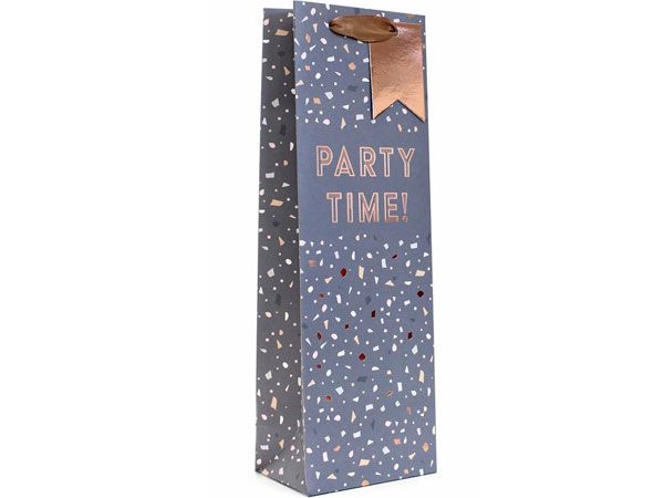 Wholesale Bottle Bags | Party Time Design | Bulk Buy