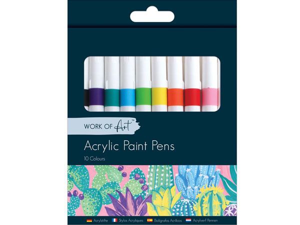 Wholesale 10 Pack Acrylic Pens | Bulk Buy Trade