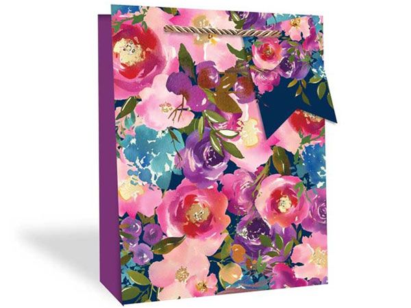 12x Medium Gift Bag - Floral Design