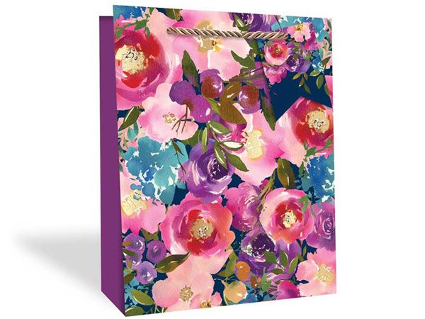 12x Large Gift Bag - Floral Design