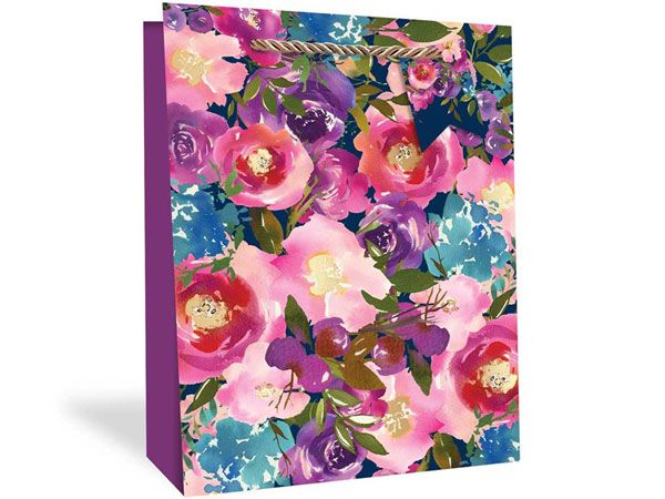 12x Extra Large Gift Bag - Floral Design | 7462