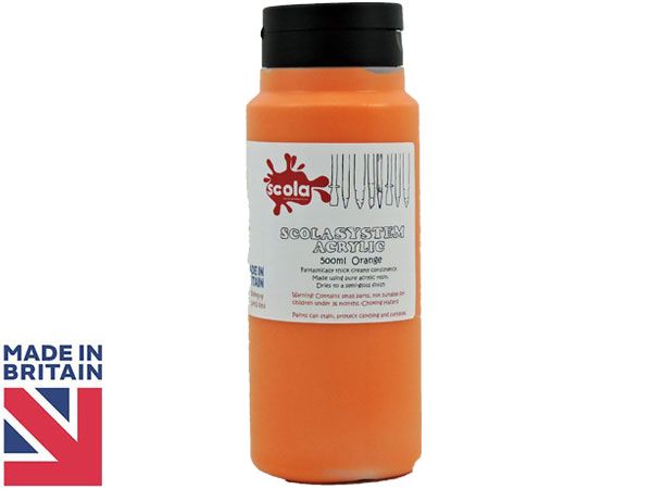 Wholesale art acrylic paint | 500ml Orange