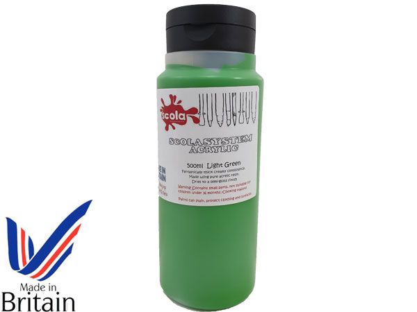 Wholesale art acrylic paint | 500ml Light/Leaf Green