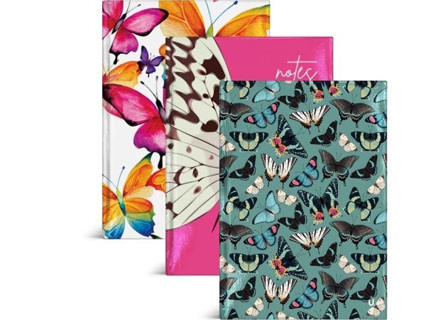 Wholesale A4 Hardback Notebook | Butterfly Designs