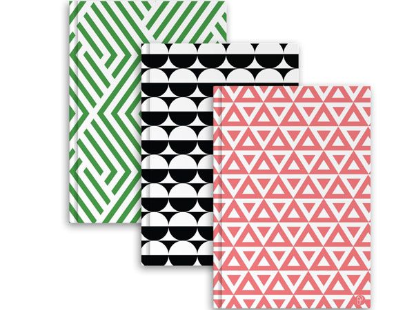 Wholesale A4 Hardback Geometric Notebook | Bulk