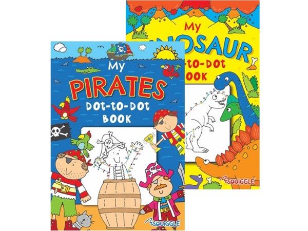 Dinosaur & Pirates Dot To Dot Book | Wholesale Prices