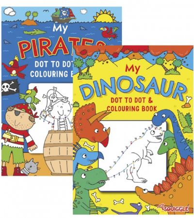 Dinosaur & Pirates Dot To Dot Book | Wholesale Prices