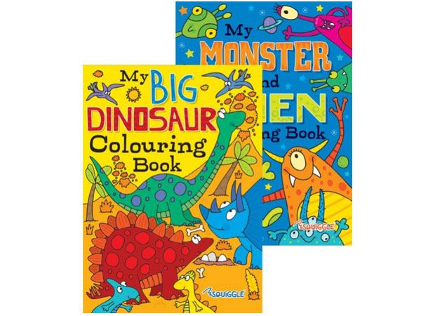 Wholesale Kids Colouring Books | Monsters & Dinosaurs