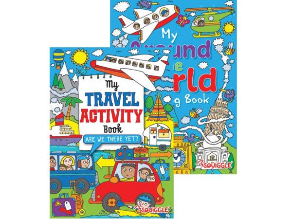 Around The World & My Travel Colouring & Activity Book