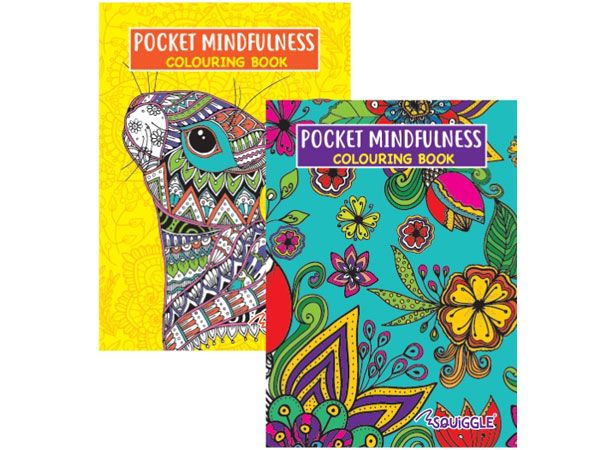 24x Squiggle A6 Mindfulness Advanced Colouring Books In Counter Display