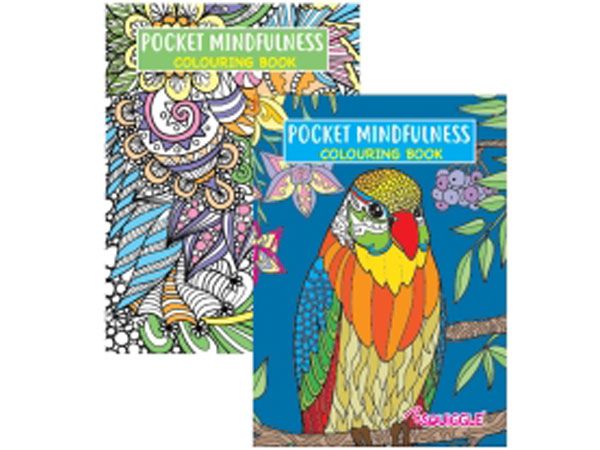 24x Squiggle A6 Mindfulness Advanced Colouring Books In Counter Display