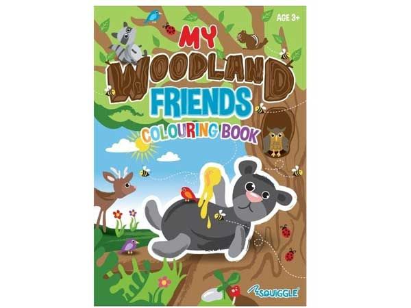 Squiggle My Woodland Friends Colouring Book | P2968