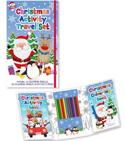 Festive Wonderland Folding Christmas Activity Travel Set