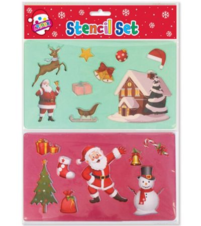 Artbox Christmas 2Pack Activity Fun Stencils