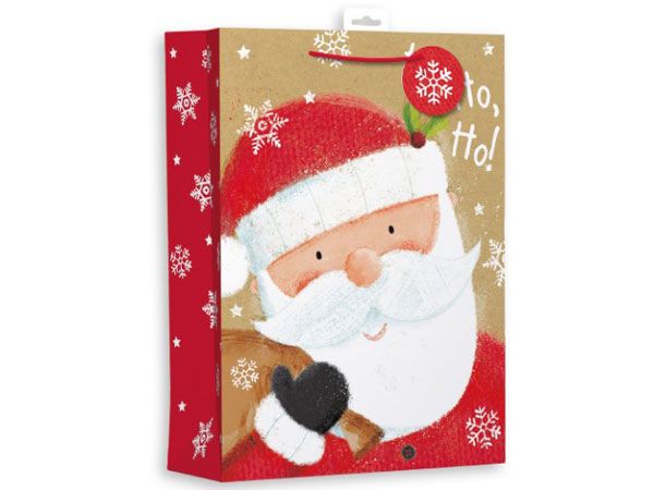 6x Giftmaker Extra Large Christmas Gift Bag - Christmas Santa | XAMGB11X