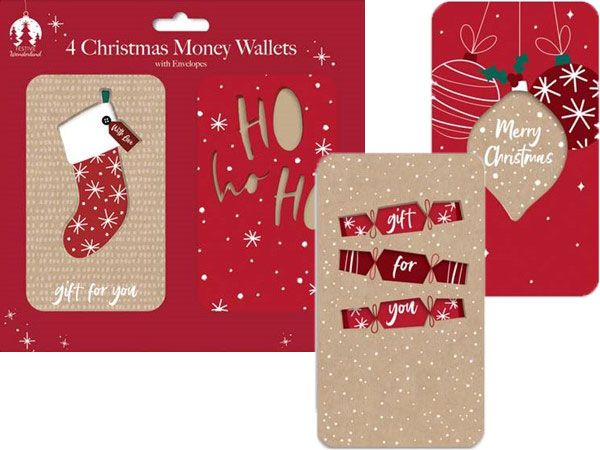 Wholesale Christmas Money Wallets | Kraft Designs