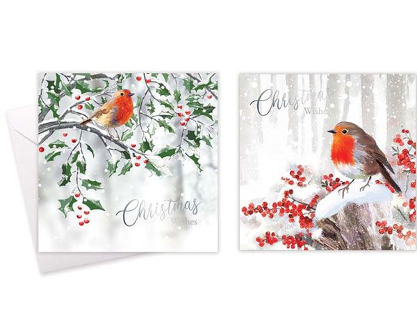 Wholesale Christmas Cards | Christmas Robin | Bulk