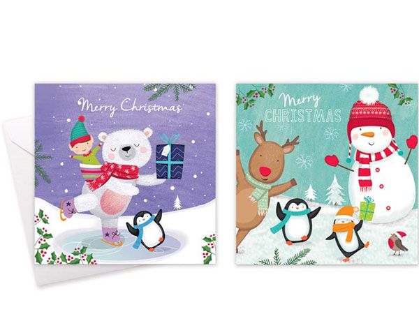 Wholesale Christmas Cards | Snowman/Polar Bear