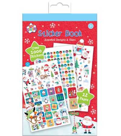 Kids Create Festive Sticker Book With Over 1000 Stickers