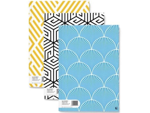 12x A4 Refill Pad - Geo Designs, by U. Stationery | P1076